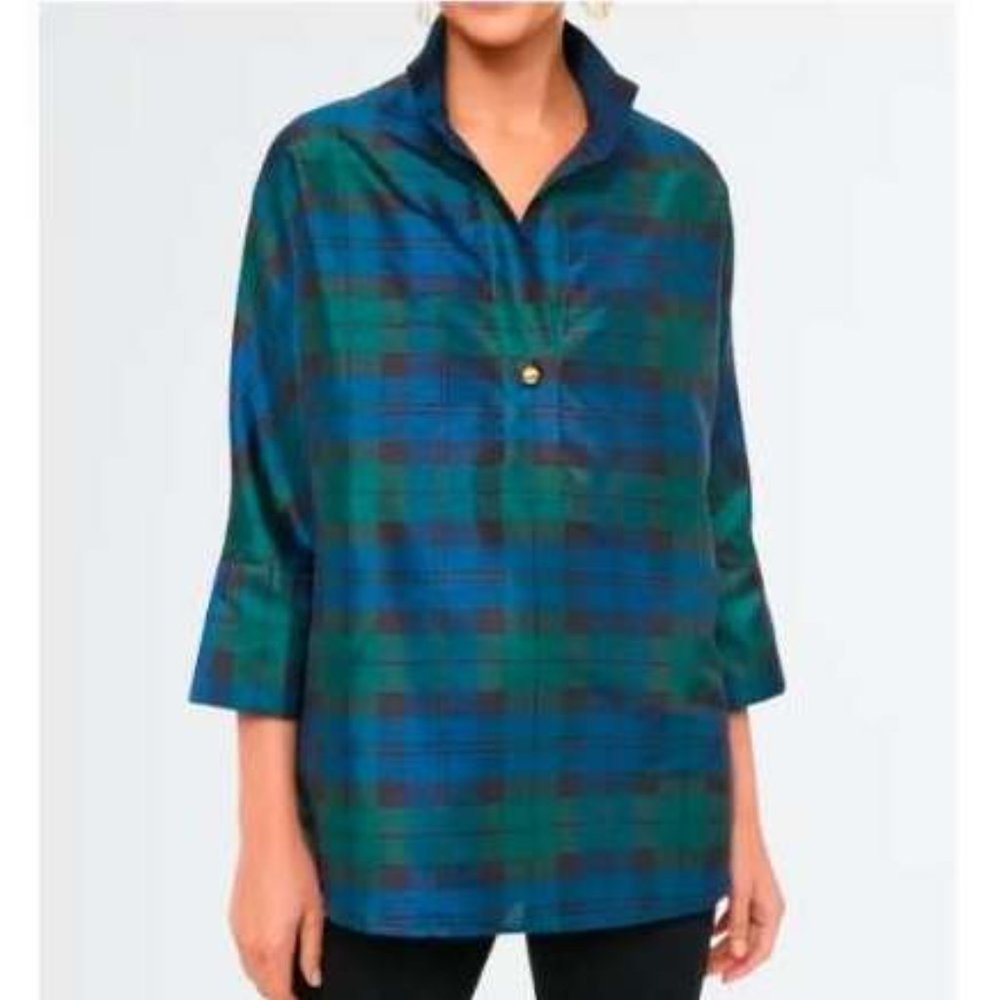 Tuckernuck Blackwatch French Cuff Celine Top